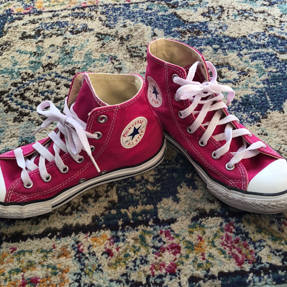 Converse Chuck Taylor Pink High Tops girls 3 eu 35